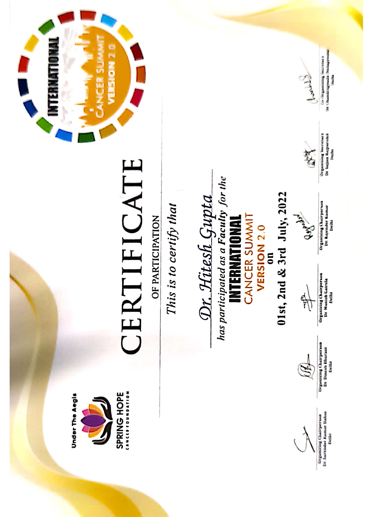 Certificate 12